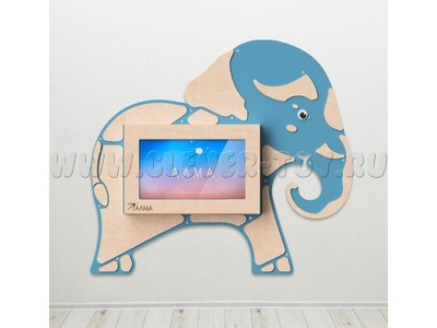 "Слон" Декоративная сенсорная панель 32"