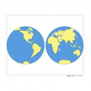 Контурная карта континентов (без названий)