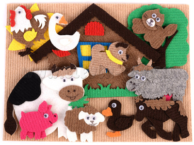 Домашние животные с игровым полем мини