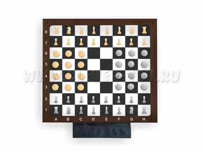 Настенная игра Шахматы и шашки