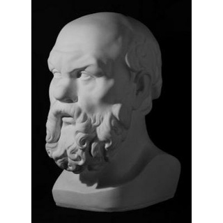 Гипсовая фигура Голова Сократа