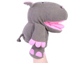 Бегемотик, кукла логопедическая (на руку)