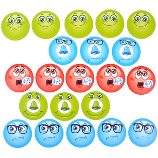 Логопедические смайлы 21 шт*